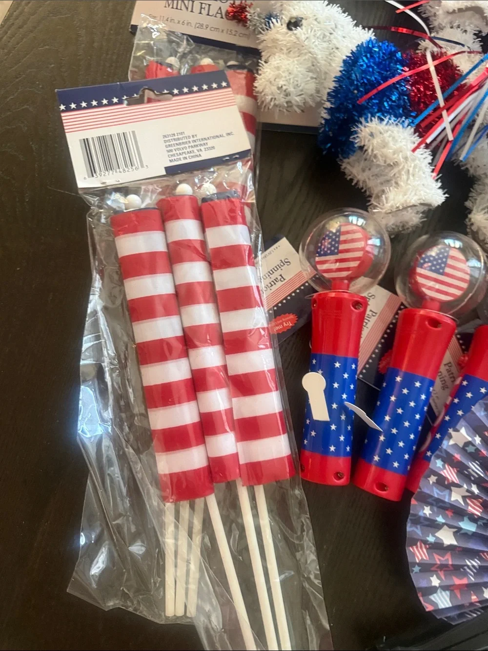 Bags & Tags Boutique ~ Patriotic Red White Blue Party Supplies Assortment